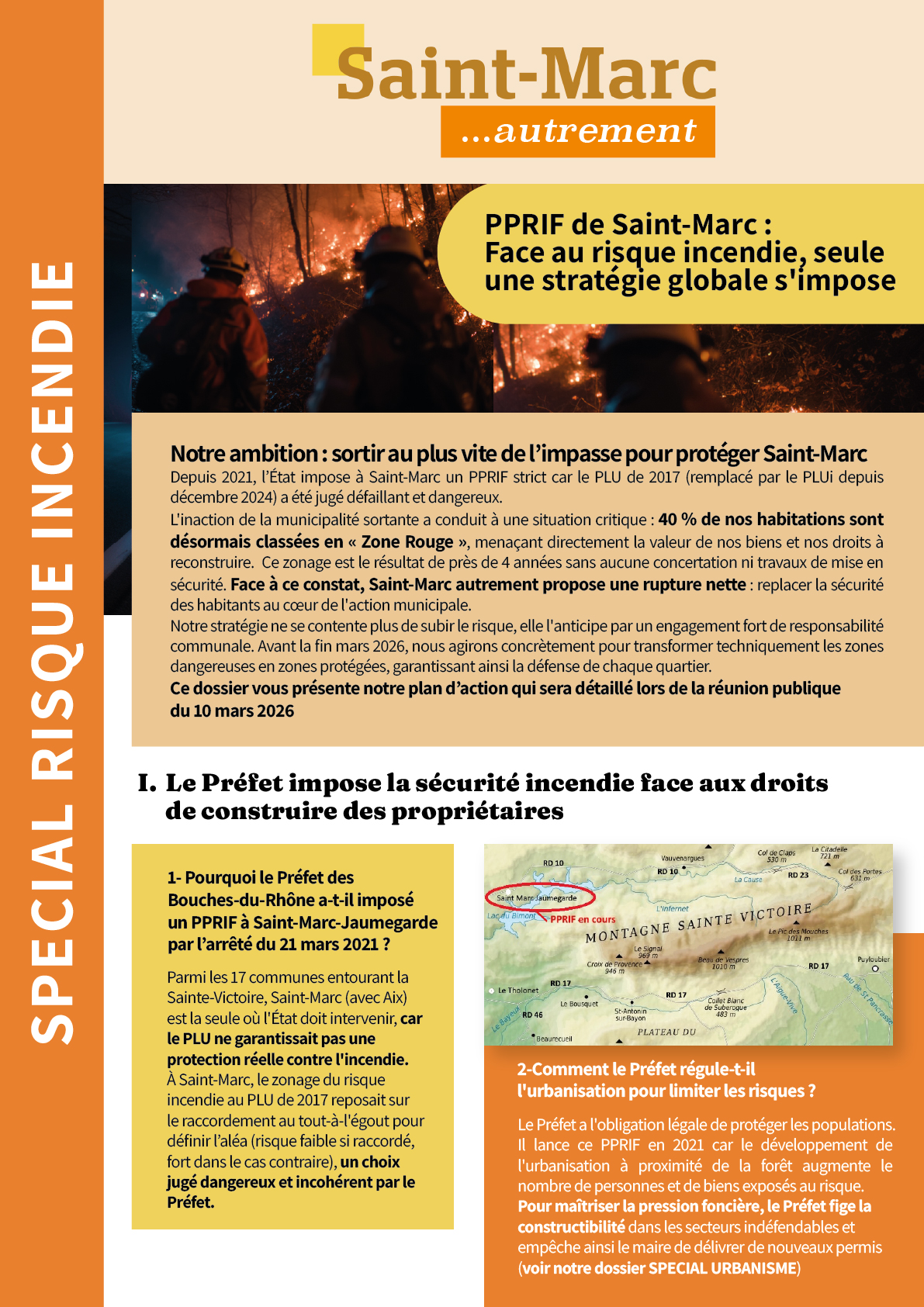 PPRIF de Saint Marc : face au risque incendie, seule une stratégie globale s'impose