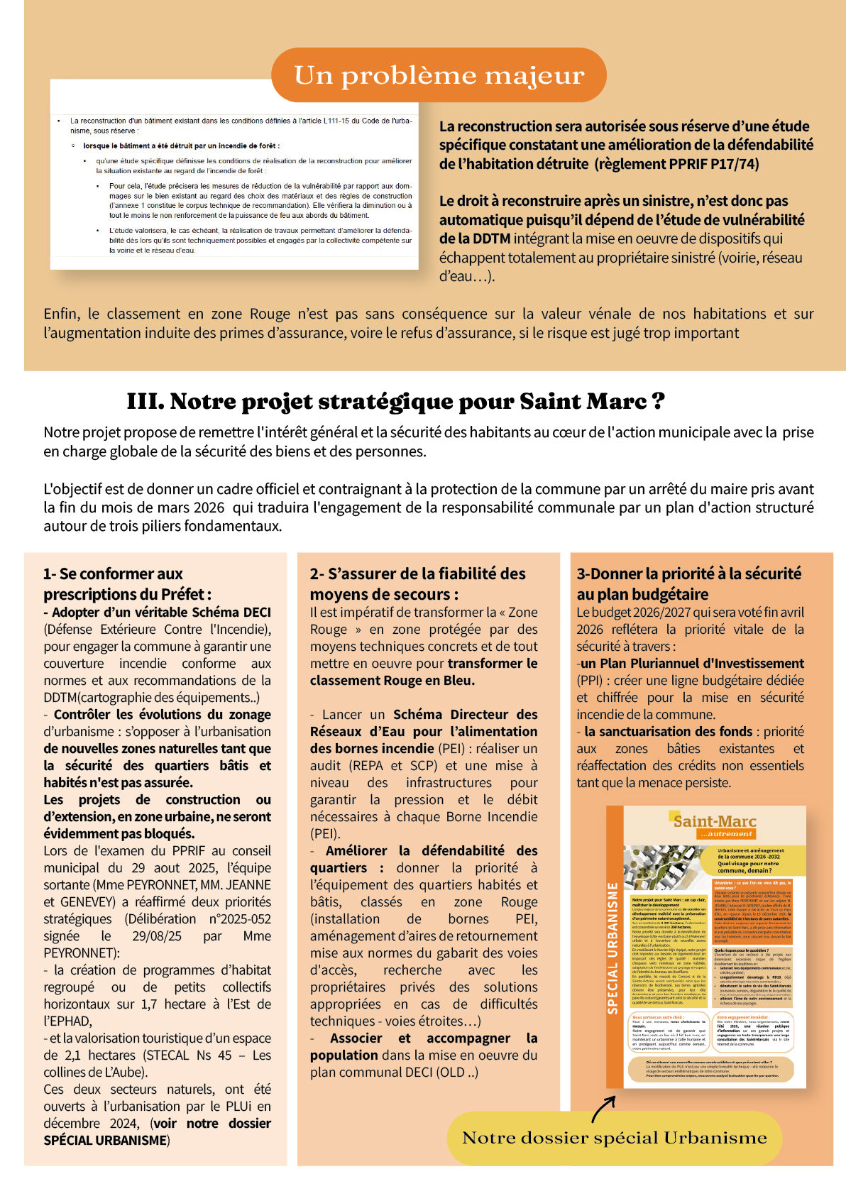 PPRIF de Saint Marc : face au risque incendie, seule une stratégie globale s'impose