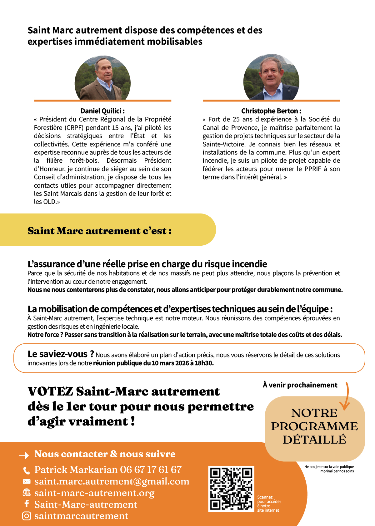 PPRIF de Saint Marc : face au risque incendie, seule une stratégie globale s'impose