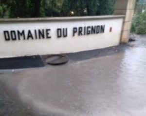 Mercredi 23 octobre, inondation au Prignon