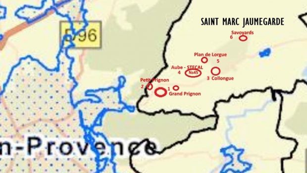 Saint-Marc-Jaumegarde, image de 'Permis de construire et d’aménager sur 8 hectares dans 6 quartiers de Saint Marc ouverts à l’urbanisation'